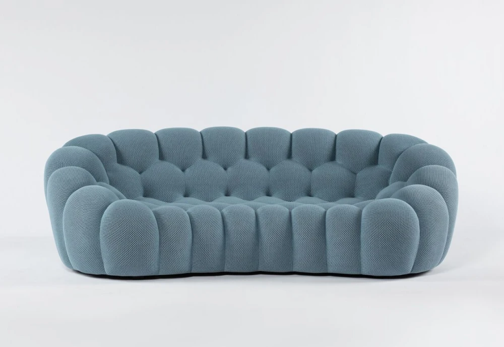 bubble curved 3 4 seat sofa