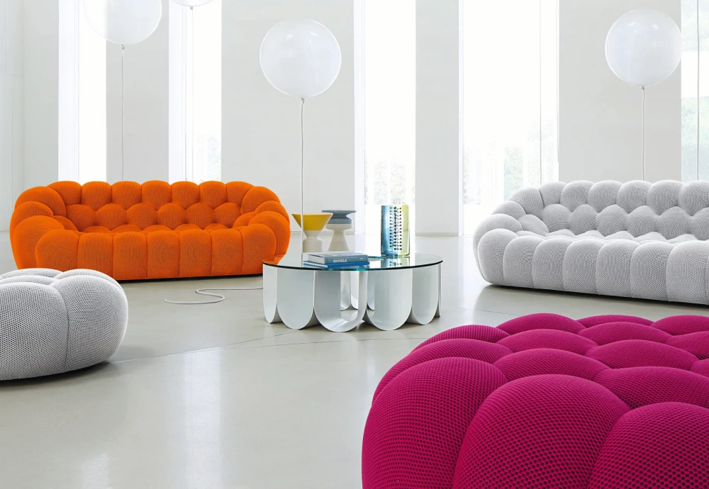 bubble sofa blue