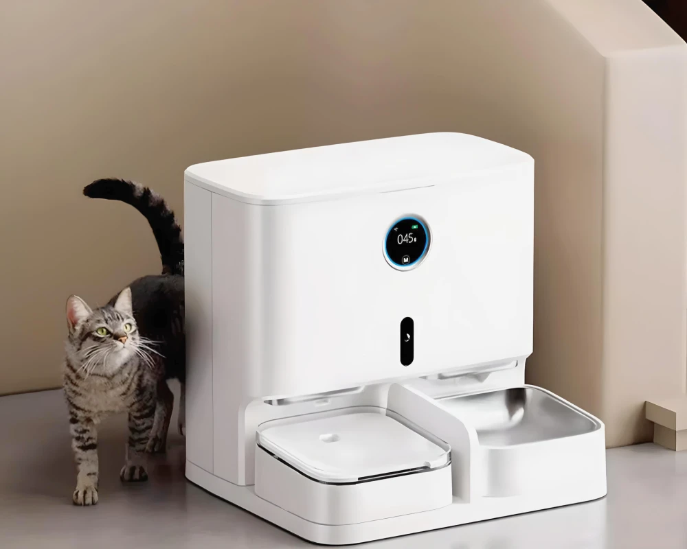 automatic pet feeder multiple cats