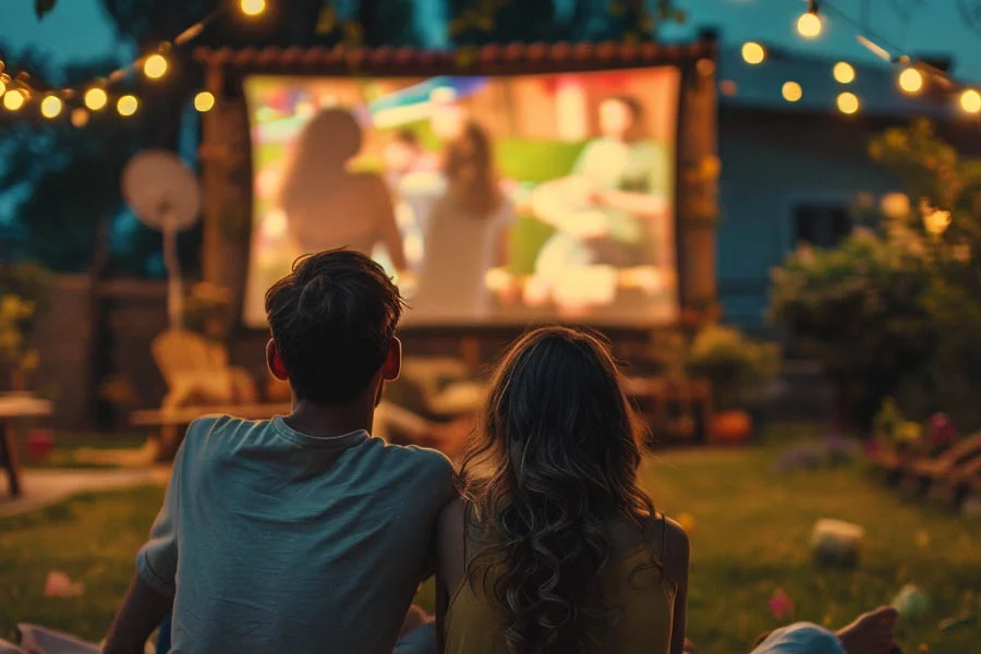 top rated outdoor movie projectors